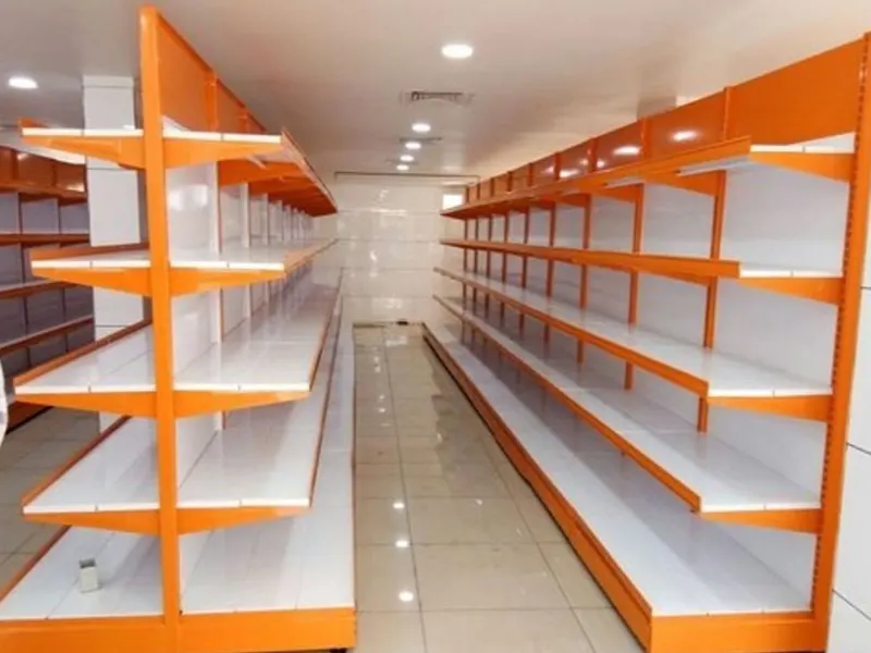 قفسه مغازه  دیوارکوب فلزی