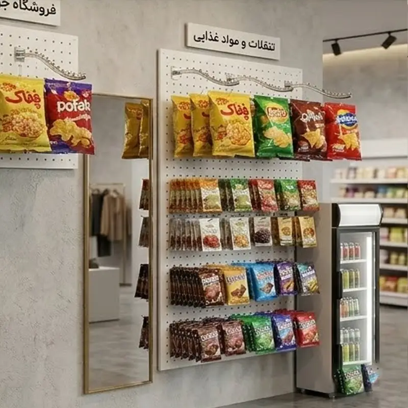 قفسه بندی آویز دار مواد غذایی