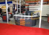 میز فروشگاهی مدل دوبل طرح U
