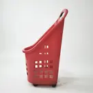 سبد دستی پلی کربنات استوانه ای 75 لیتری مدل چرخدار 