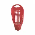 سبد دستی پلی کربنات استوانه ای 75 لیتری مدل چرخدار 