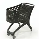 کالسکه خرید فروشگاهی پلی کربنات【210 لیتری】