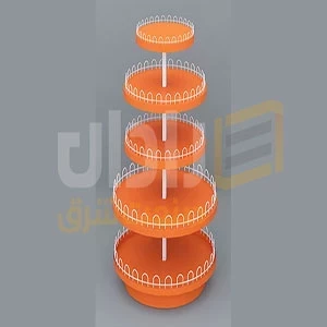 قفسه گرد طرح کیک 🍰【مخصوص فروشگاه و سوپرمارکت】